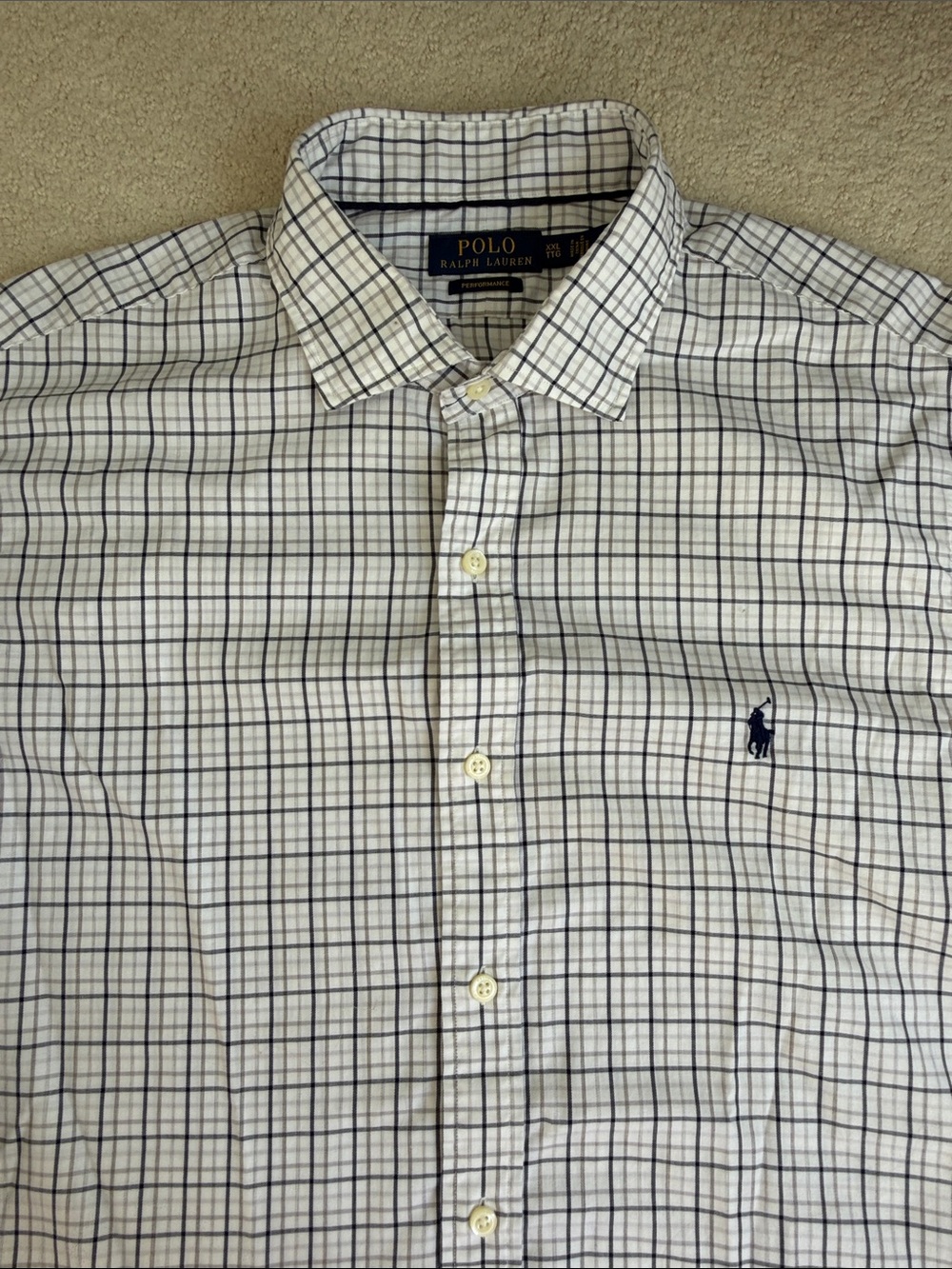 Men’s Polo Shirt Windowpane